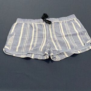 Striped Blue Women's Shorts